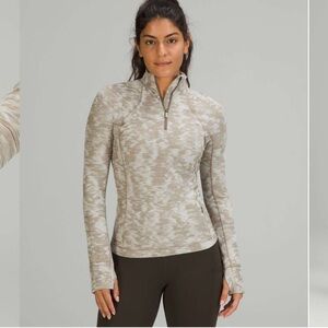 Lululemon Its Rulu Run Half-Zip Top Women’s 6 Buttery Soft Long Sleeve Run B30